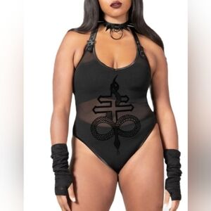 Killstar Shedding Bodysuit Size Large